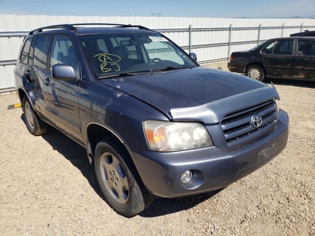 TOYOTA HIGHLANDER 2007 with VIN JTEEP21A570214265 - Photo from auction