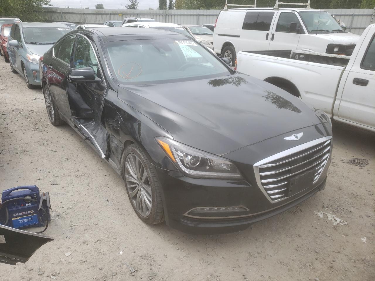 HYUNDAI GENESIS 5. 2015 with VIN KMHGN4JF5FU025290 - Photo from auction