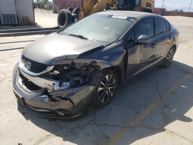 Photo 2 from auction – 2013 HONDA CIVIC EXL with VIN 19XFB2F95DE287158