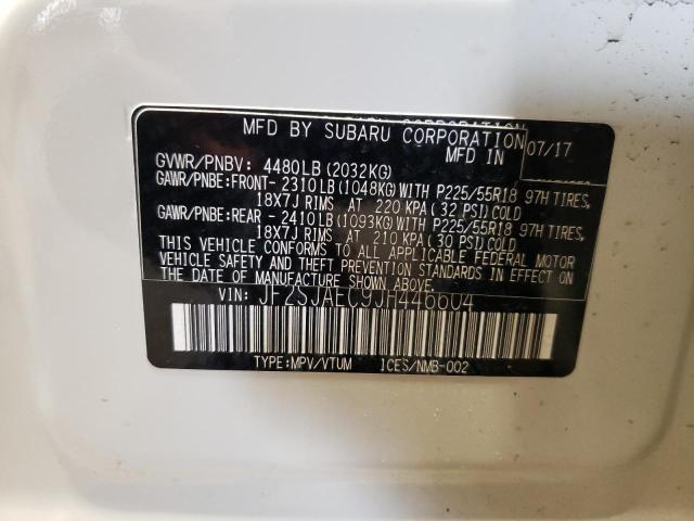 Photo 10 from auction – 2018 SUBARU FORESTER 2 with VIN JF2SJAEC9JH446604