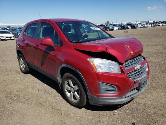 Photo 1 from auction – 2015 CHEVROLET TRAX 1LS with VIN KL7CJPSBXFB107195