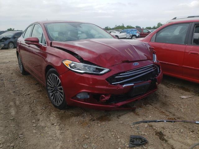 FORD FUSION SE 2018 with VIN 3FA6P0HD6JR154295 - Photo from auction