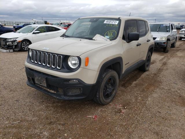 Photo 2 from auction – 2016 JEEP RENEGADE S with VIN ZACCJBAW8GPC59316