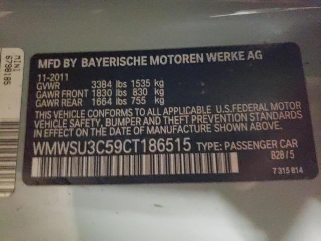 Photo 10 from auction – 2012 MINI COOPER with VIN WMWSU3C59CT186515