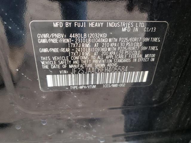 Photo 10 from auction – 2014 SUBARU FORESTER 2 with VIN JF2SJAAC6EH405584