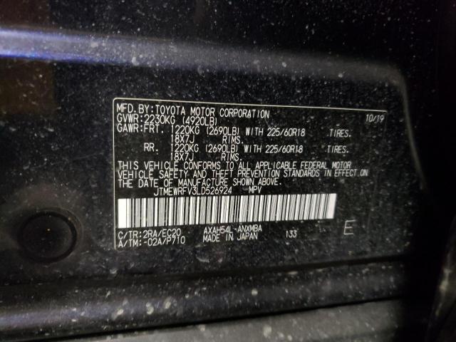 Photo 10 from auction – 2020 TOYOTA RAV4 XSE with VIN JTMEWRFV3LD526924