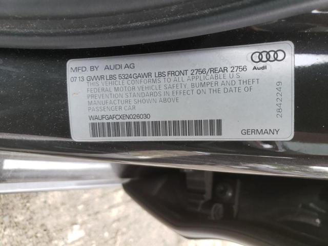 Photo 10 from auction – 2014 AUDI A6 PREMIUM with VIN WAUFGAFCXEN026030