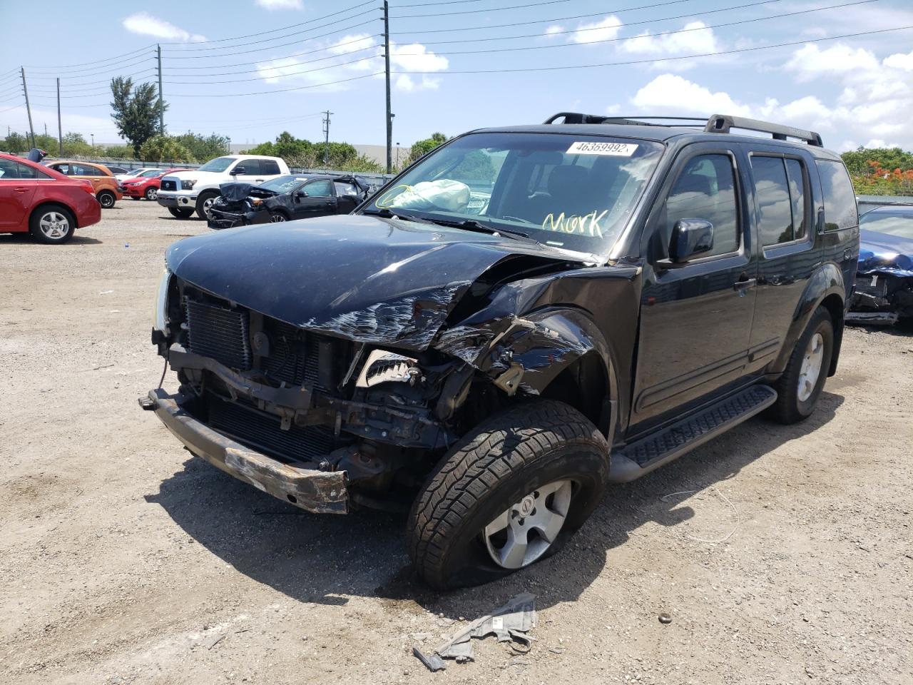 Photo 2 from auction – 2005 NISSAN PATHFINDER with VIN 5N1AR18U15C726815