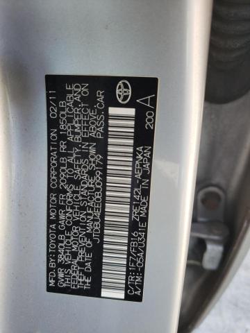 Photo 10 from auction – 2011 TOYOTA COROLAA with VIN JTDBU4EE0BJ099179
