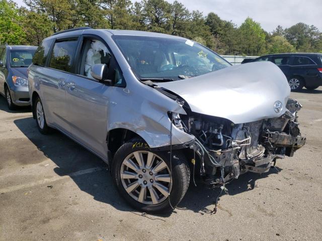 TOYOTA SIENNA XLE 2017 with VIN 5TDDZ3DC4HS150179 - Photo from auction