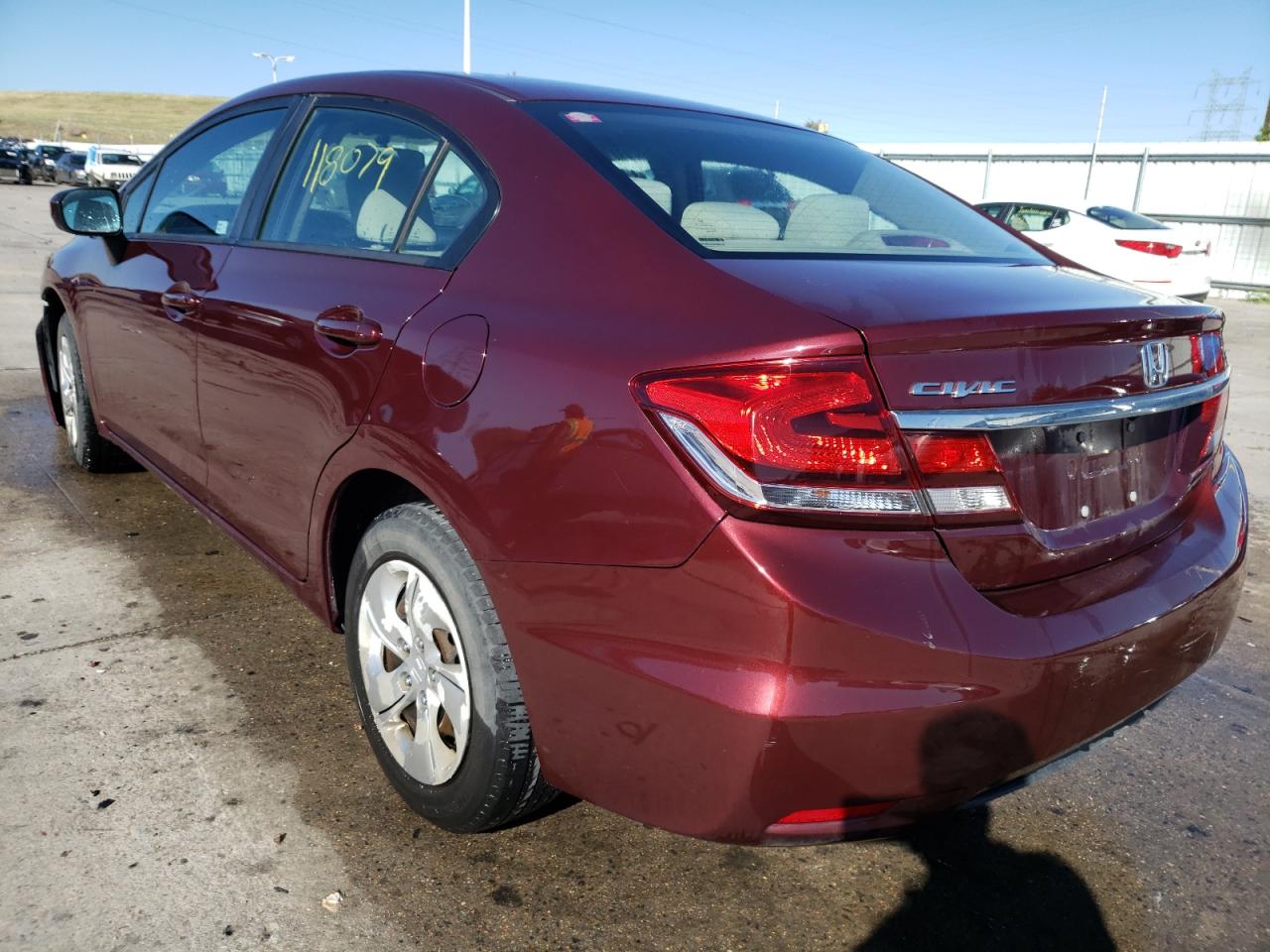 Photo 3 from auction – 2015 HONDA CIVIC LX with VIN 2HGFB2F54FH522008