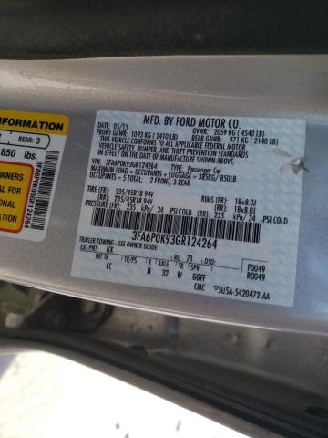 Photo 10 from auction – 2016 FORD FUSION TIT with VIN 3FA6P0K93GR124264
