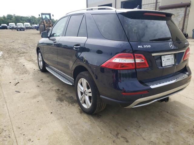 Photo 3 from auction – 2014 MERCEDES-BENZ ML 350 BLU with VIN 4JGDA2EB6EA426843