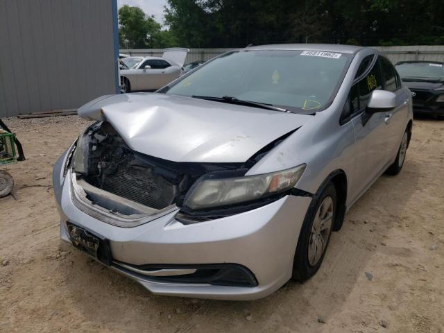 Photo 2 from auction – 2013 HONDA CIVIC LX with VIN 2HGFB2F56DH554195