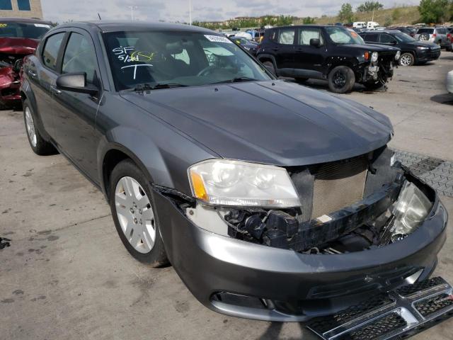 DODGE AVENGER SE 2012 with VIN 1C3CDZAB3CN260085 - Photo from auction