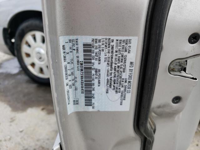 Photo 10 from auction – 2004 MERCURY GRAND MARQ with VIN 2MEFM75W64X646458
