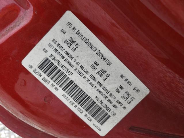 Photo 10 from auction – 2006 CHRYSLER PT CRUISER with VIN 3C3HY75S16T375457