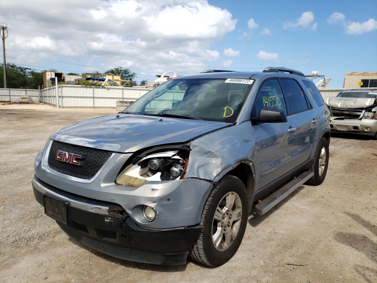 Photo 2 from auction – 2008 GMC ACADIA SLE with VIN 1GKER13738J155243