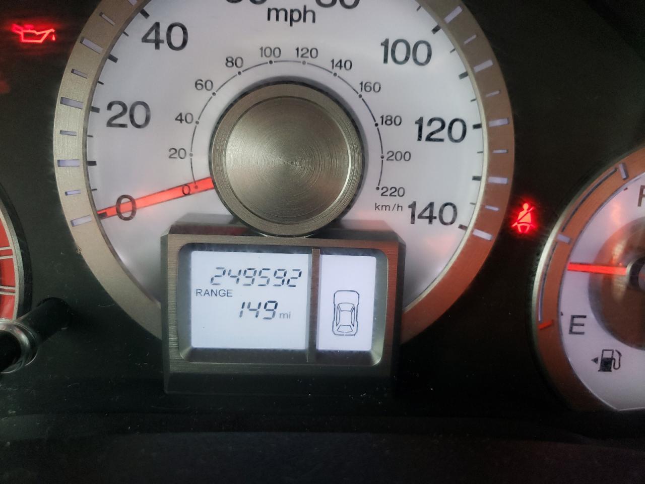 Photo 8 from auction – 2011 HONDA PILOT LX with VIN 5FNYF3H27BB007749