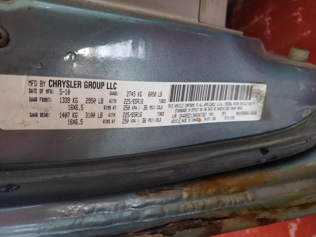 Photo 10 from auction – 2010 CHRYSLER TOWN & COU with VIN 2A4RR5D13AR347367