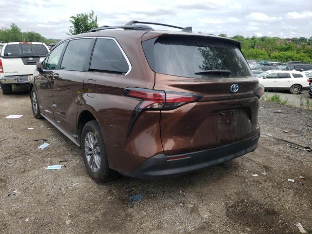 Photo 3 from auction – 2021 TOYOTA SIENNA LE with VIN 5TDBRKEC3MS073170