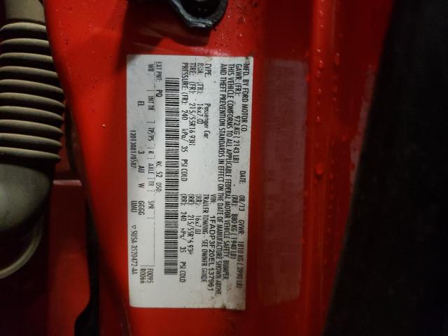Photo 10 from auction – 2014 FORD FOCUS SE with VIN 1FADP3F20EL137961