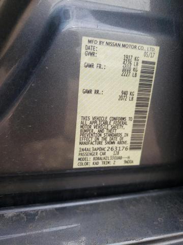 Photo 10 from auction – 2017 NISSAN ALTIMA 2.5 with VIN 1N4AL3AP0HC263176