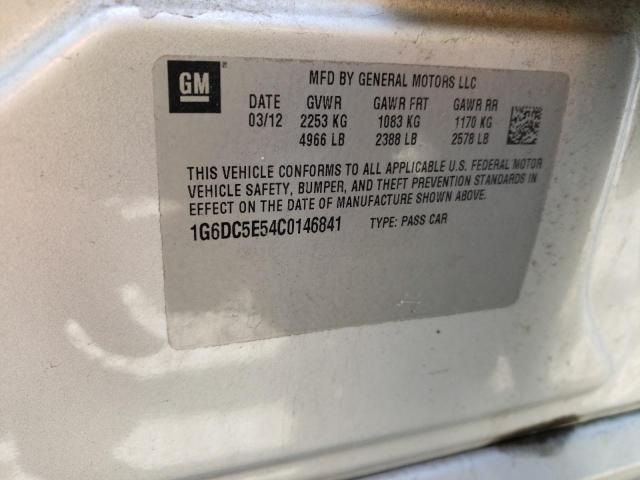 Photo 10 from auction – 2012 CADILLAC CTS with VIN 1G6DC5E54C0146841