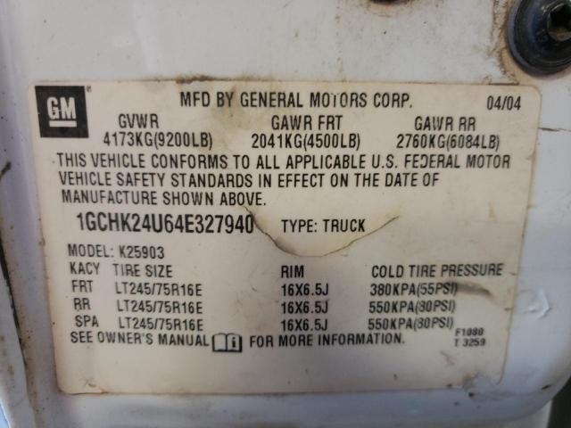 Photo 10 from auction – 2004 CHEVROLET SILVERADO with VIN 1GCHK24U64E327940