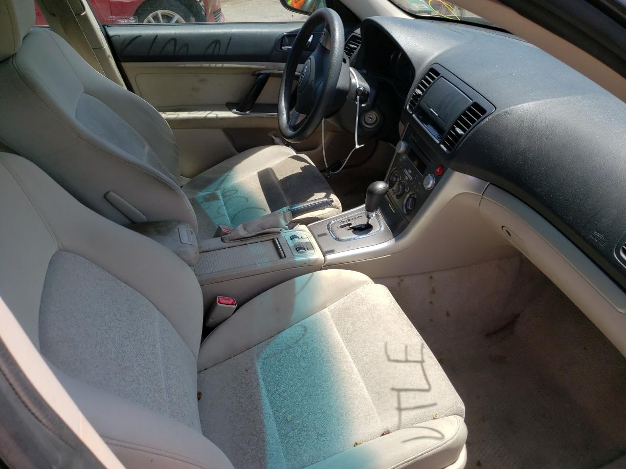 Photo 5 from auction – 2008 SUBARU OUTBACK 2. with VIN 4S4BP61C687340784
