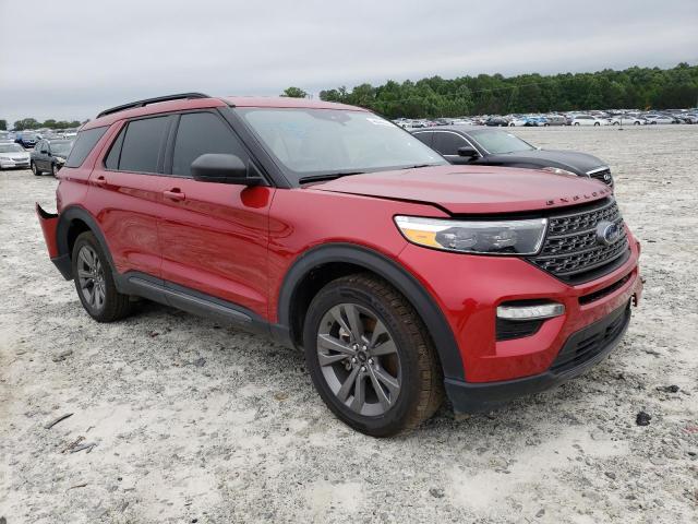 FORD EXPLORER X 2021 with VIN 1FMSK7DH9MGA01748 - Photo from auction