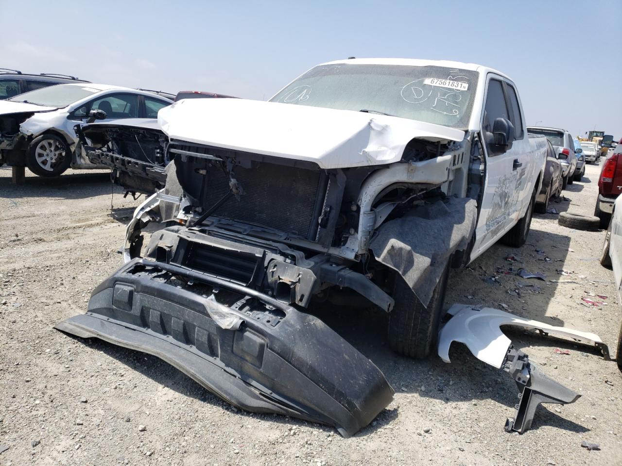 Photo 2 from auction – 2018 FORD F150 SUPER with VIN 1FTEX1CP6JKE59880