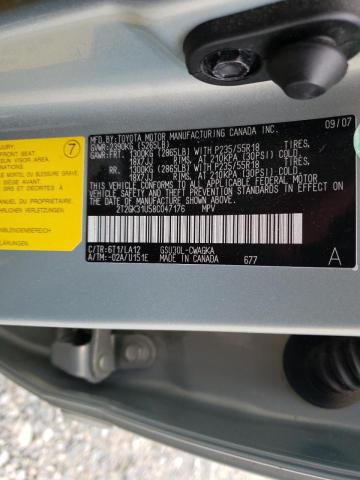 Photo 10 from auction – 2008 LEXUS RX 350 with VIN 2T2GK31U58C047176