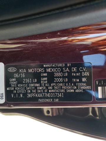 Photo 10 from auction – 2017 KIA FORTE LX with VIN 3KPFK4A77HE017341