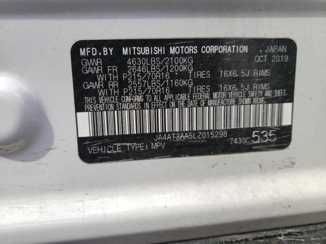 Photo 10 from auction – 2020 MITSUBISHI ECLIPSE CR with VIN JA4AT3AA5LZ015298
