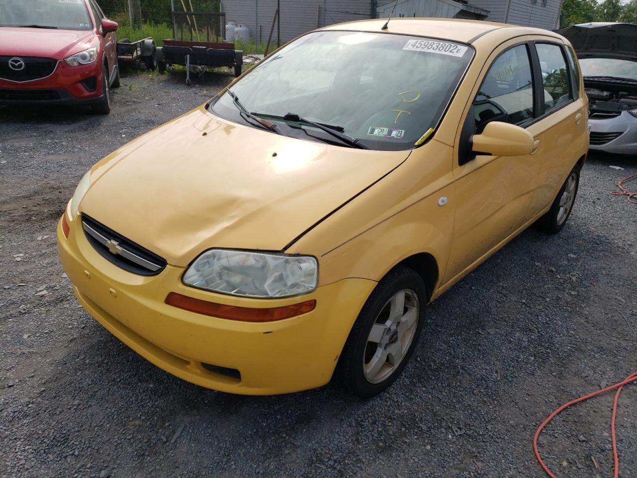 Photo 2 from auction – 2006 CHEVROLET AVEO BASE with VIN KL1TD66626B544519