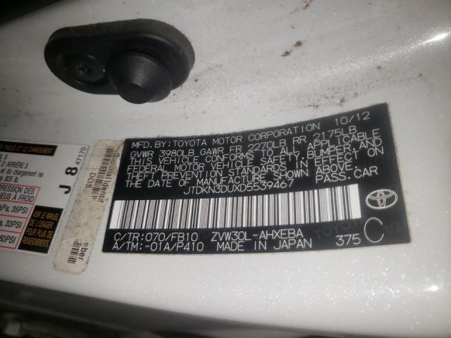 Photo 10 from auction – 2013 TOYOTA PRIUS with VIN JTDKN3DUXD5539467