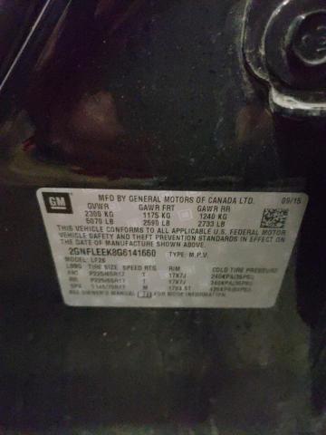 Zdjęcie 10 z aukcji – 2016 CHEVROLET EQUINOX LS z VIN 2GNFLEEK8G6141660