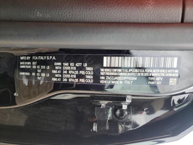 Photo 10 from auction – 2017 JEEP RENEGADE L with VIN ZACCJABB2HPF69954
