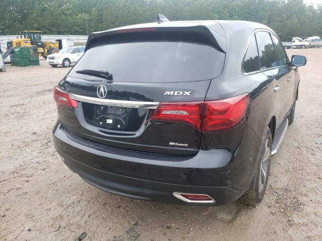 Photo 4 from auction – 2016 ACURA MDX with VIN 5FRYD4H27GB025623