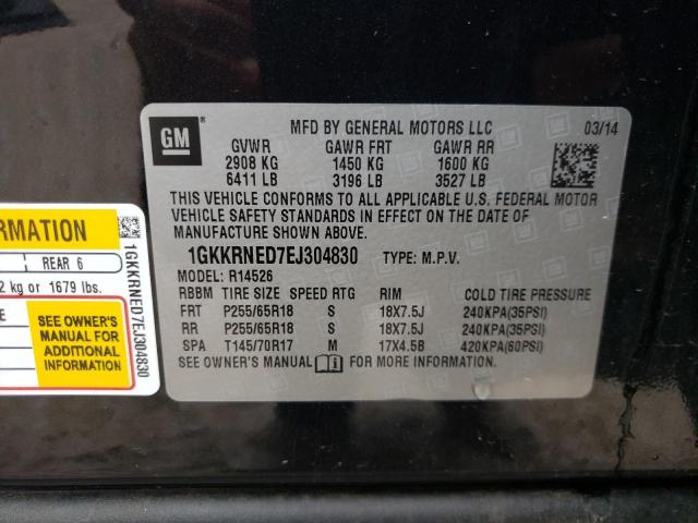 Photo 10 from auction – 2014 GMC ACADIA SLE with VIN 1GKKRNED7EJ304830
