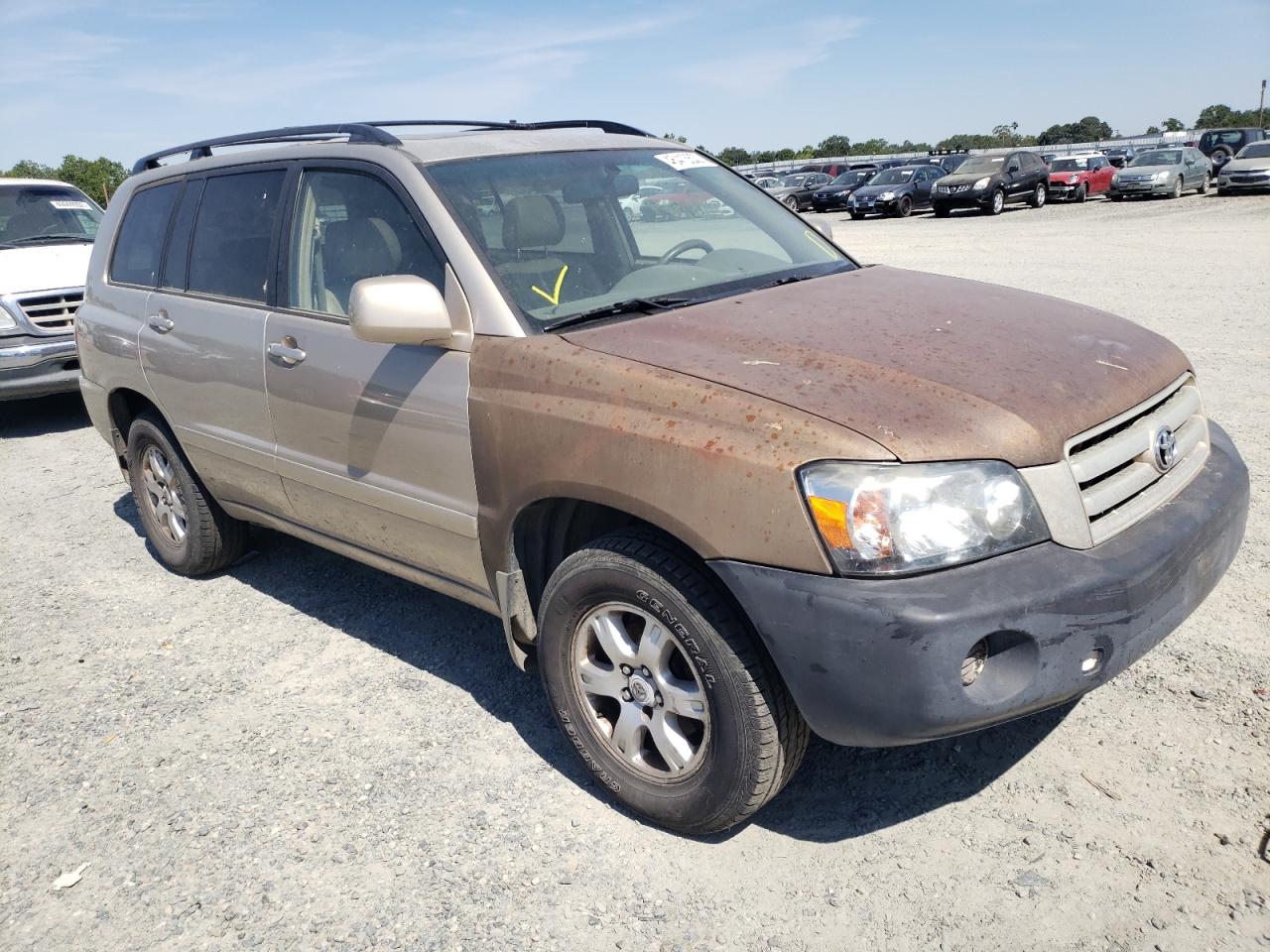 TOYOTA HIGHLANDER 2005 with VIN JTEEP21A850119602 - Photo from auction