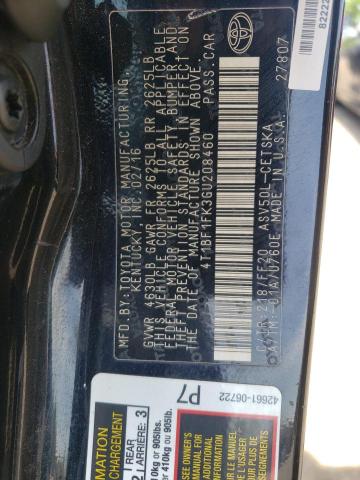 Photo 10 from auction – 2016 TOYOTA CAMRY LE with VIN 4T1BF1FK3GU208460