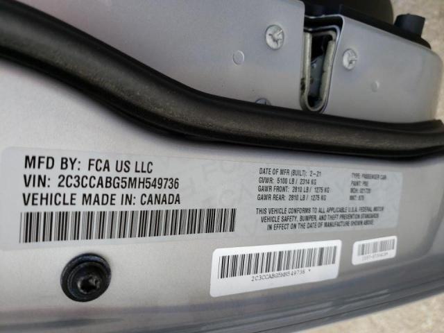 Photo 10 from auction – 2021 CHRYSLER 300 S with VIN 2C3CCABG5MH549736