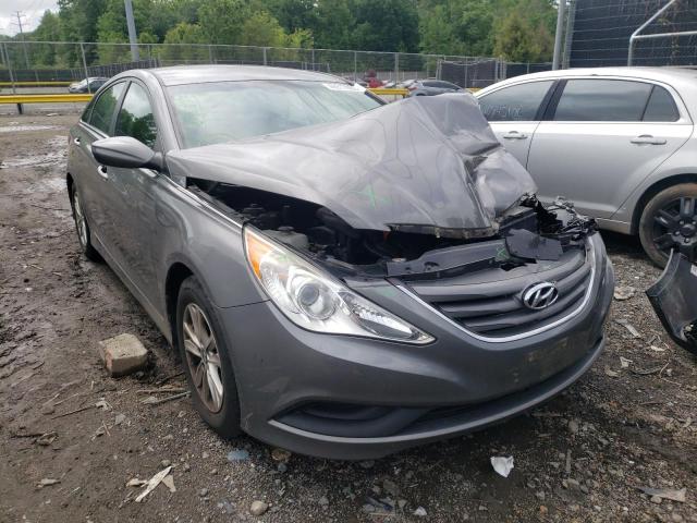 HYUNDAI SONATA GLS 2014 with VIN 5NPEB4AC6EH879143 - Photo from auction