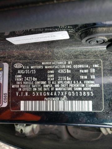 Photo 10 from auction – 2015 KIA OPTIMA EX with VIN 5XXGN4A7XFG513895