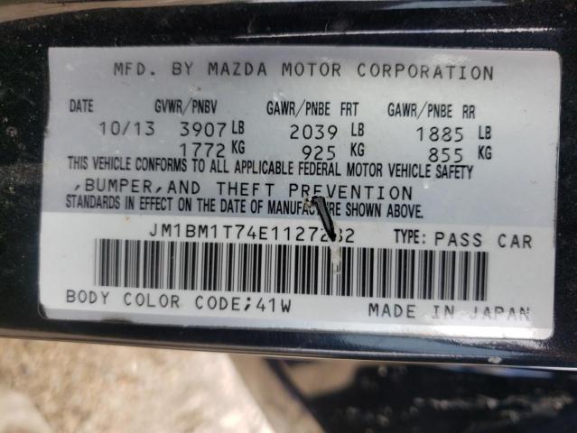 Photo 10 from auction – 2014 MAZDA 3 SV with VIN JM1BM1T74E1127282