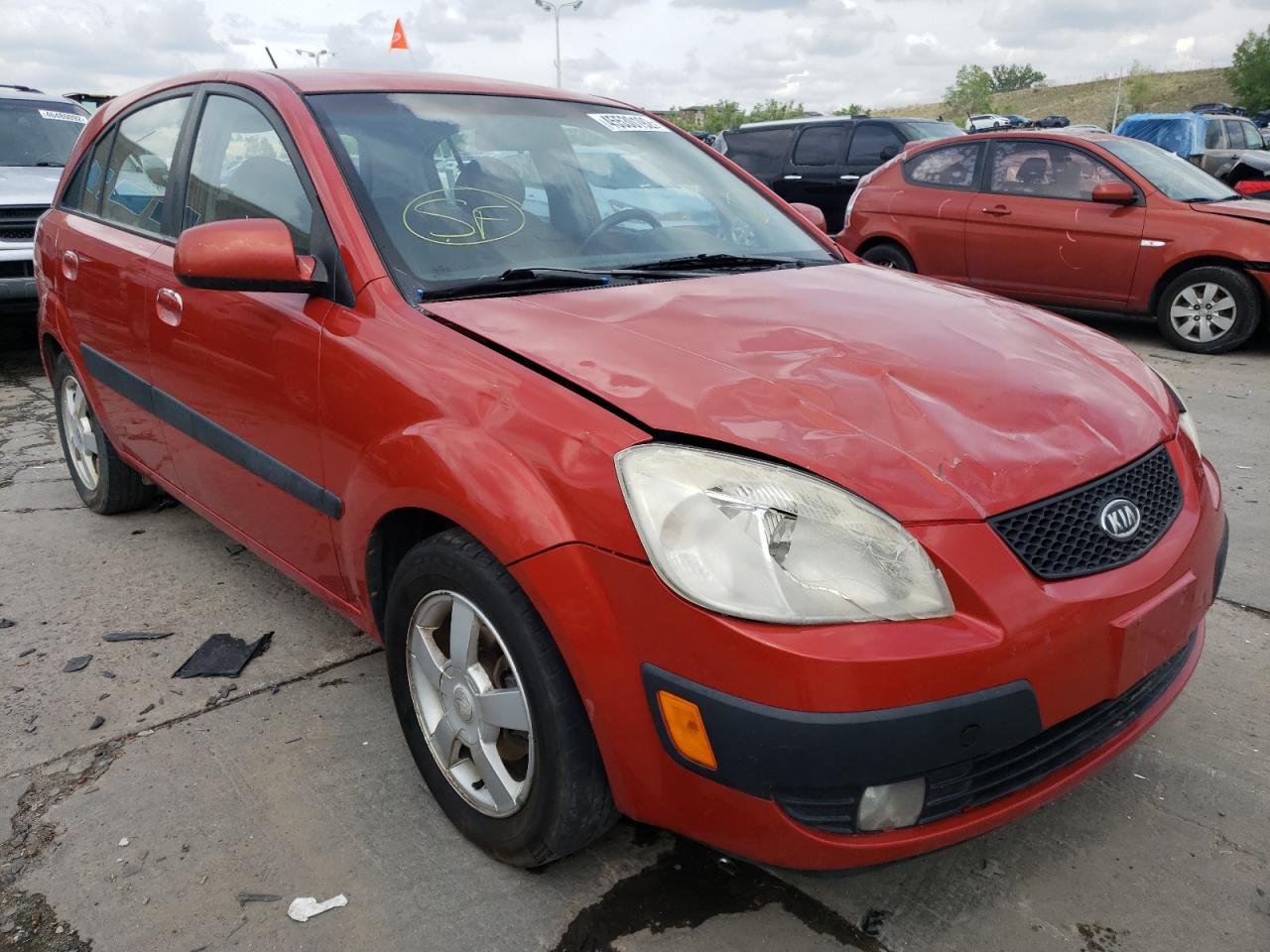KIA RIO 5 2006 with VIN KNADE163966081965 - Photo from auction