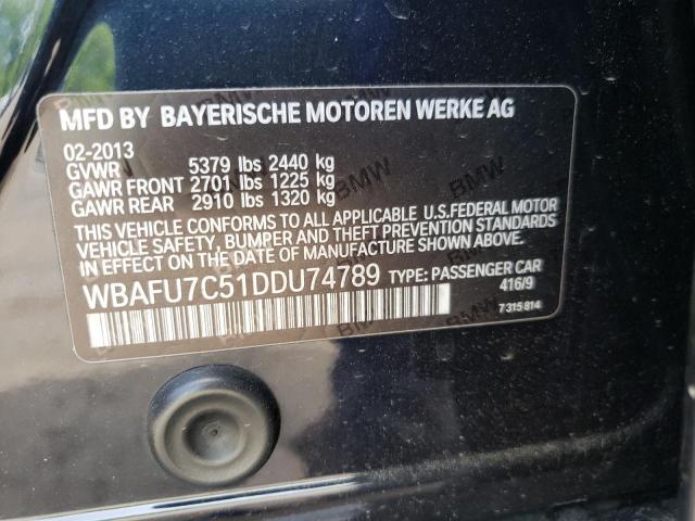Photo 10 from auction – 2013 BMW 535 XI with VIN WBAFU7C51DDU74789