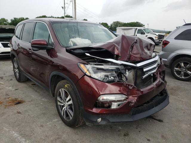HONDA PILOT EXL 2018 with VIN 5FNYF5H52JB025077 - Photo from auction